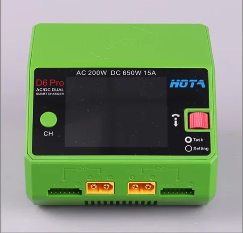 HOTA D6 Pro AC/DC Dual Channel - огляд і ціна Hota D6 Pro Dual Lipo Charger